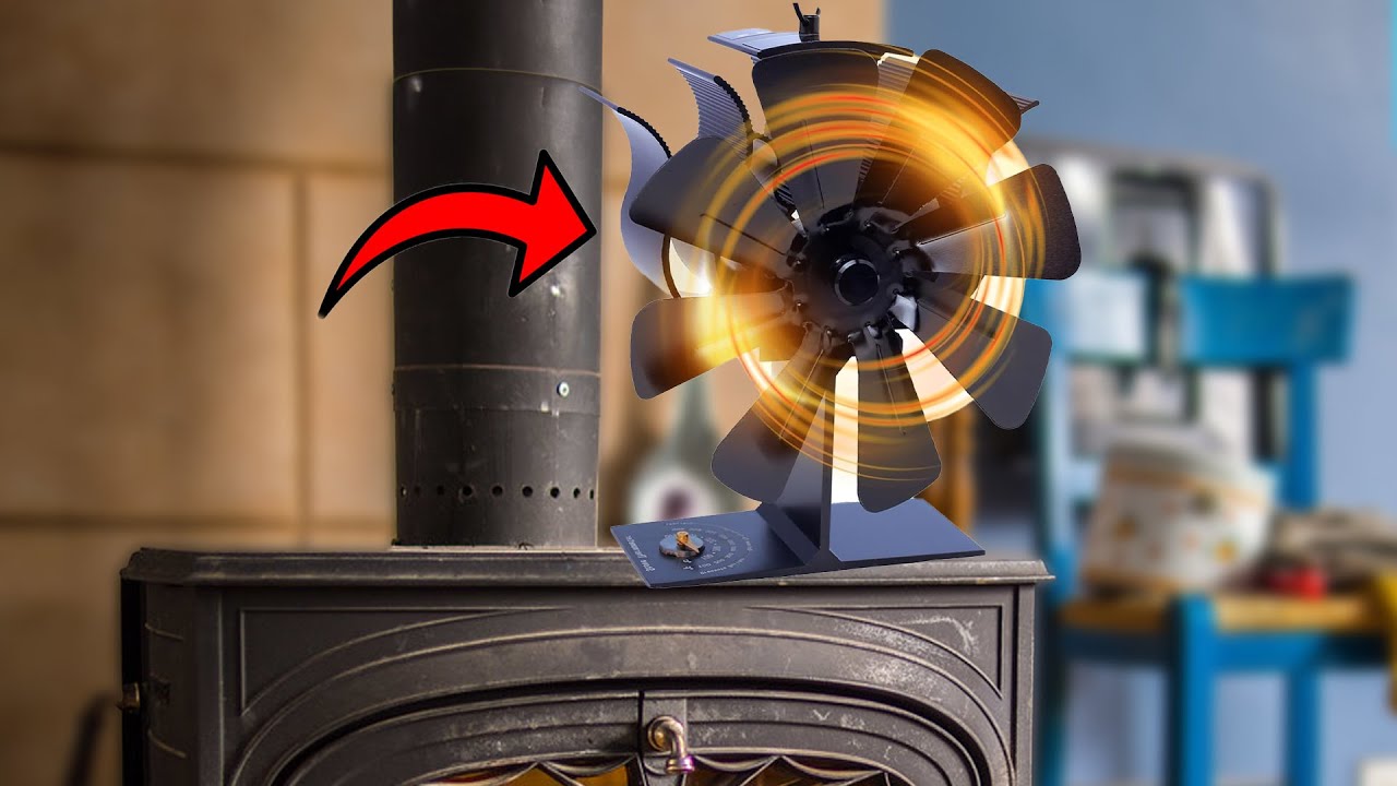 Circulate Warm Air Efficiently with This Wood Stove Fan
