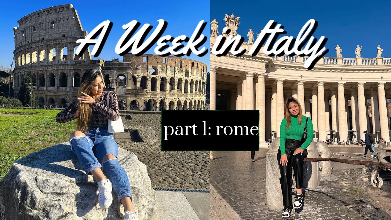 A WEEK IN ITALY VLOG 2022: Part 1 Rome (Colosseum, Pantheon, Vatican City, Via dei Condotti + more!)