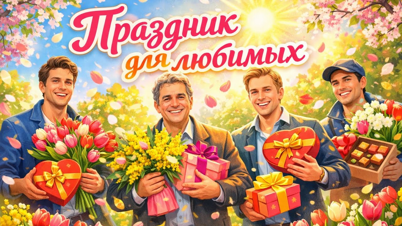Праздник для любимых» 🌸 | Весёлая песня к 8 Марта о любви и весне