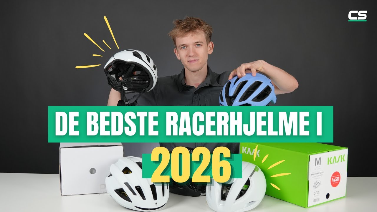 Bedste racer cykelhjelme i 2026 - vores 5 favoritter
