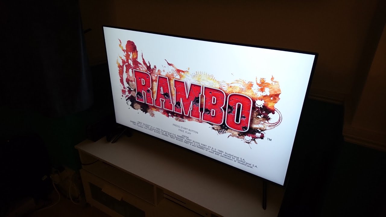 Rambo - Arcade on LCD Television with Sinden Lightgun