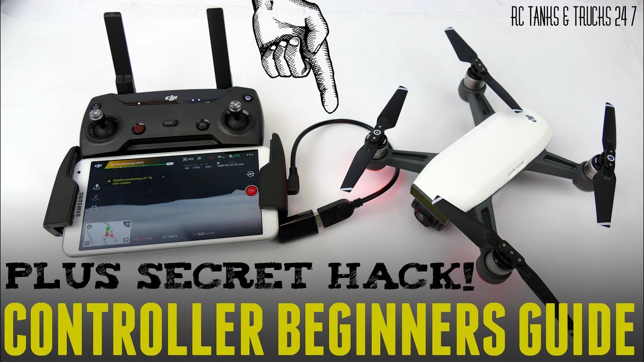DJI SPARK | Controller Beginners Guide | Secret OTG HACK | How To Bind