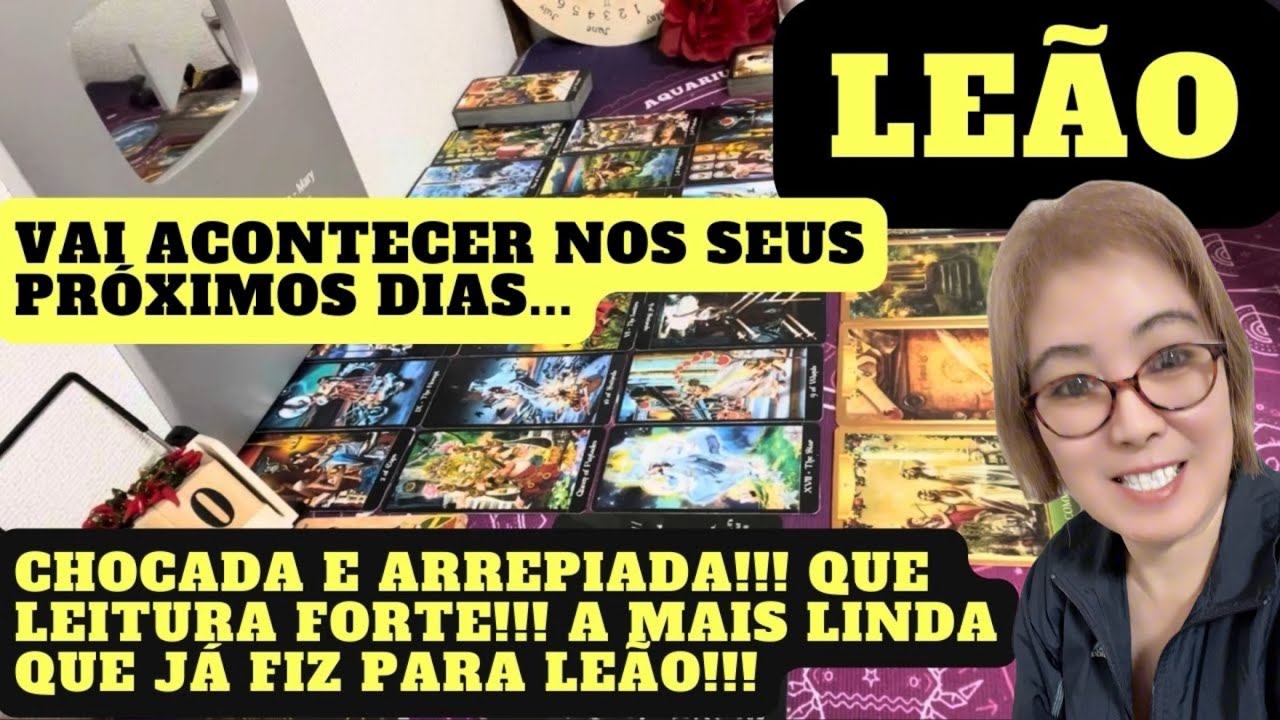 ♌️ LEÃO LEITURA MUITO FORTE!!! A MAIS LINDA DE TODAS!!! VC VAI SE EMOCIONAR E SE SUPREENDER!!! 🥂🍾