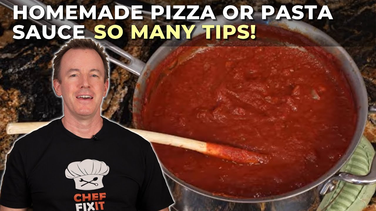 The Best Pizza or Pasta Tomato Sauce Recipe
