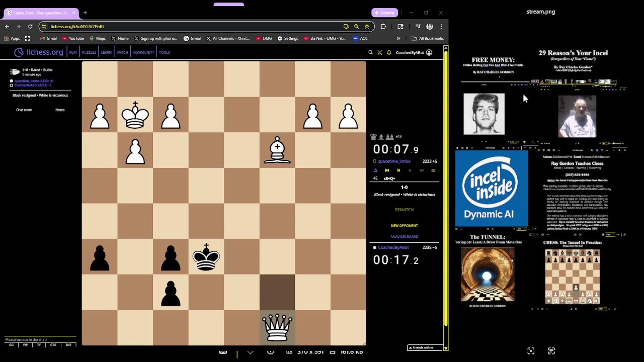 Chess: Winner Gets The Girl!!  (Friday 12/19/2025 09:45 p.m.)