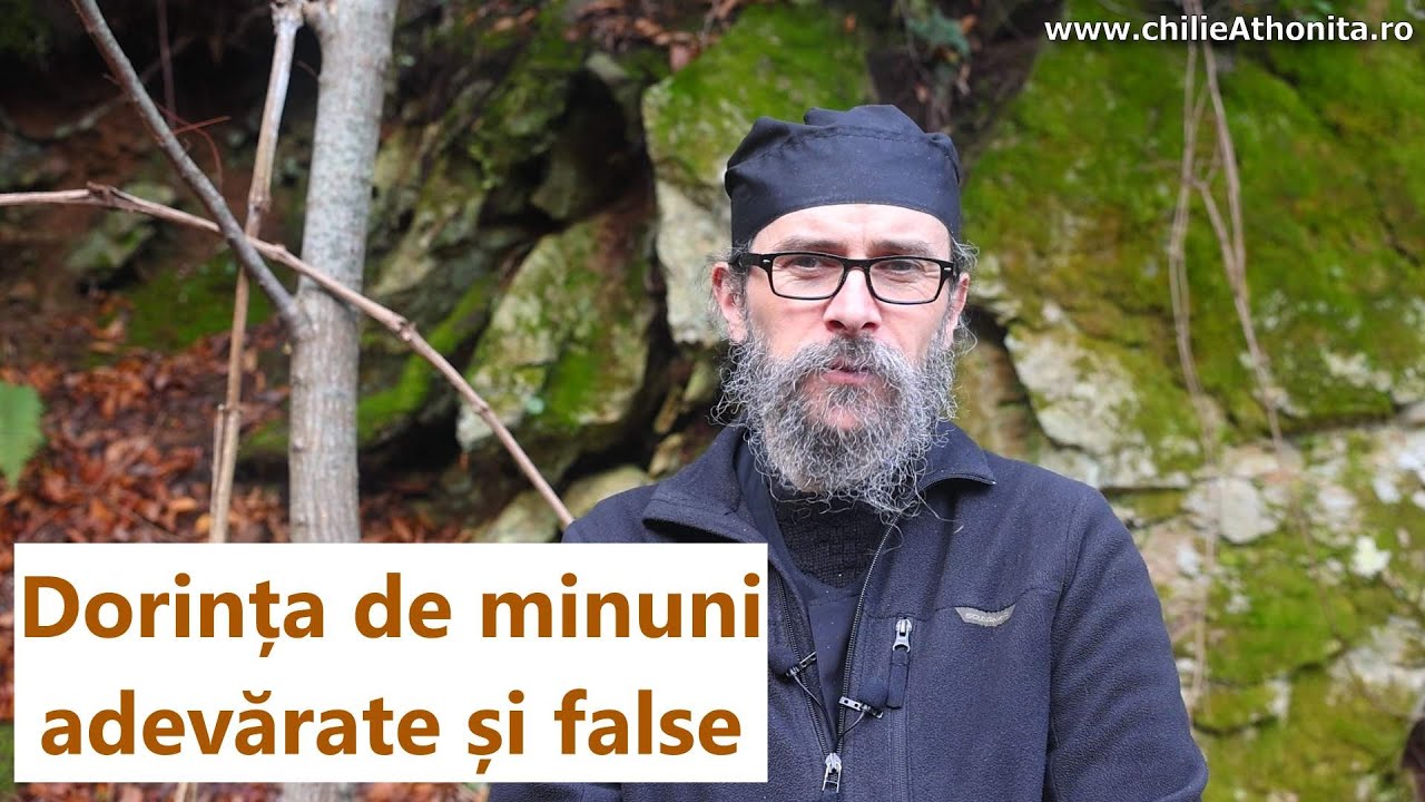 Dorința de minuni adevărate și false - părintele Teologos