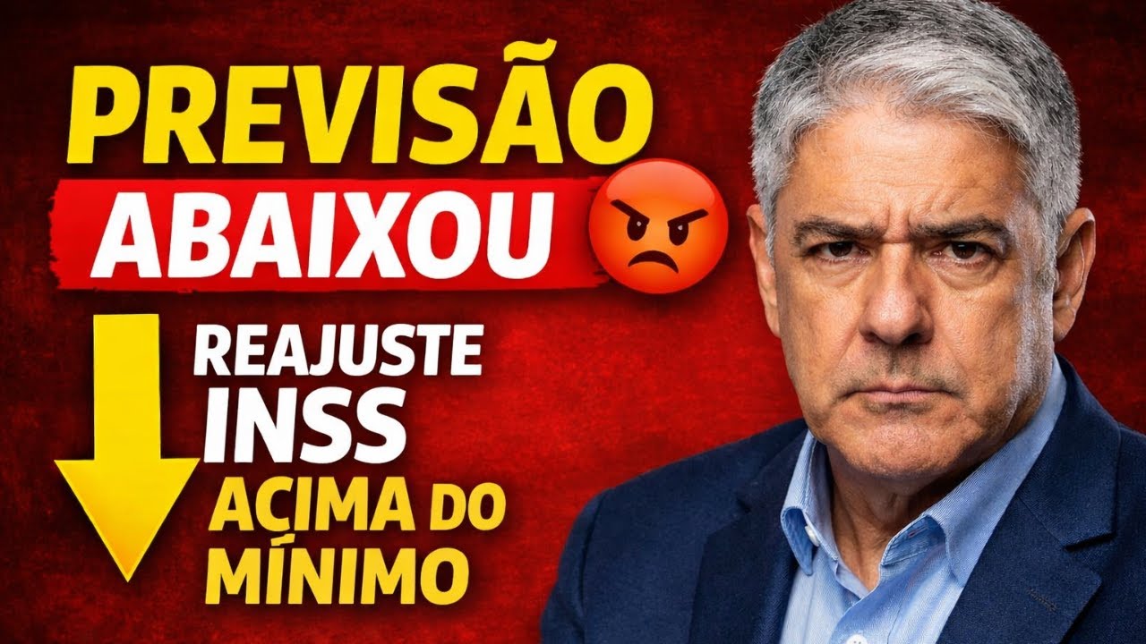 🚨 Reajuste INSS acima do m&iacute;nimo: nova previs&atilde;o pode frustrar aposentados! S&oacute; 4,46%?