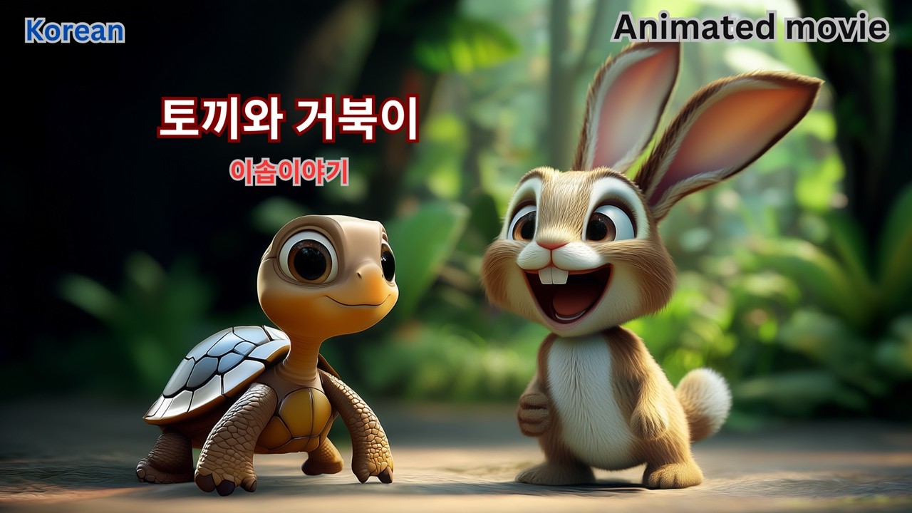 이솝우화 :  토끼와 거북이   ( 동화책 ) ( 그림책 ) ( 어린이 책 ) ( 동화 읽기 ) ( 오디오 북 ) (동화)