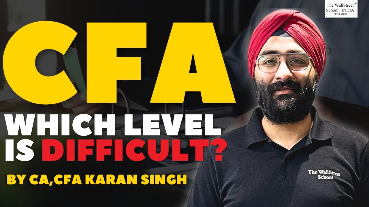 Which is the most Difficult level in CFA? | CFA L1 vs CFA L2 vs CFA L3 @thewallstreetschool