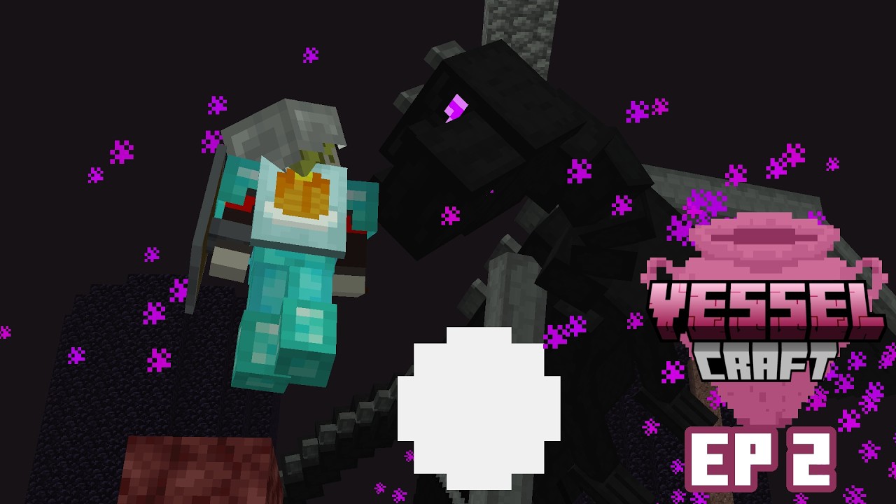 Throwing our BRAND NEW MEMBER at the Ender Dragon :: Vesselcraft SMP