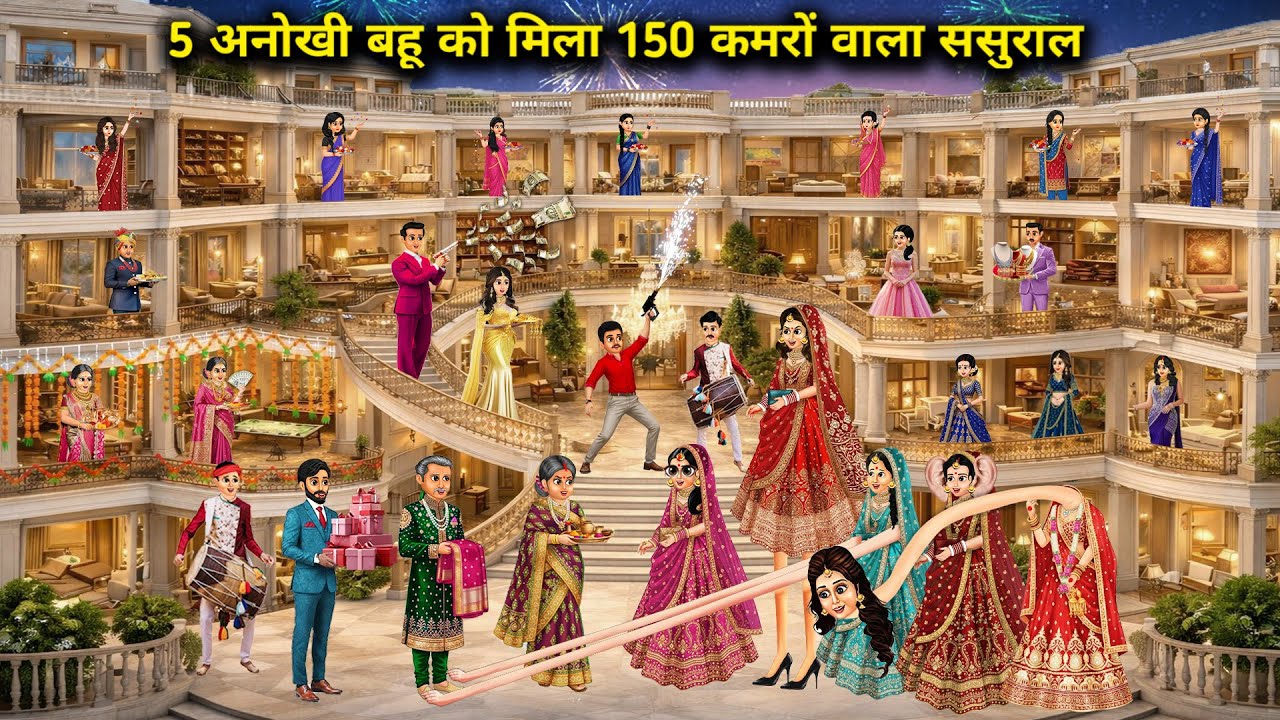 5 अनोखी बहू को मिला 150 कमरों वाला ससुराल। 5 unique daughters-in-law got a 150-room in-laws