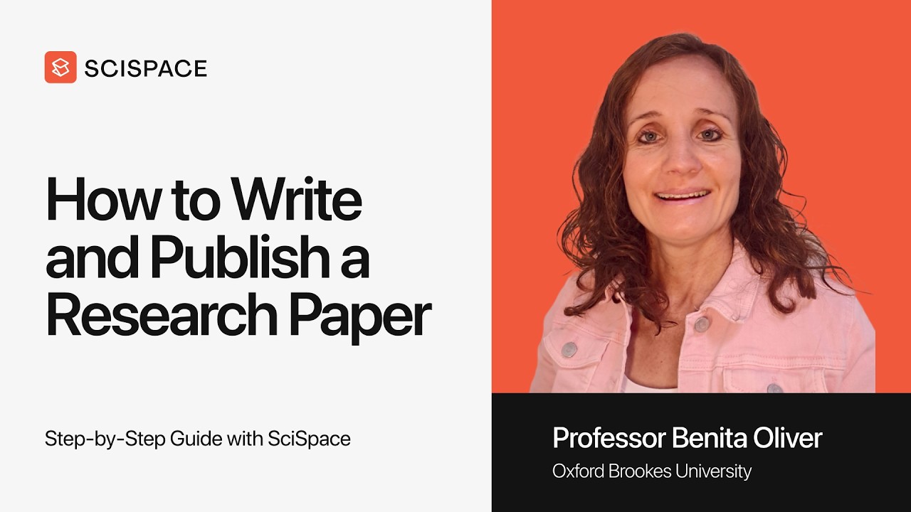 How to Write and Publish a Research Paper (Step-by-Step Guide with SciSpace)