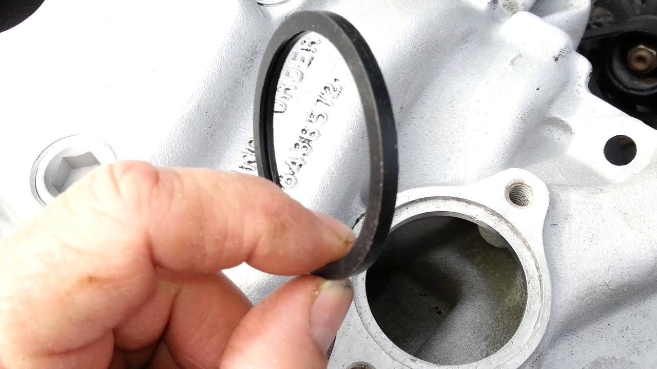 Chevy 350 5.7L correct thermostat gasket