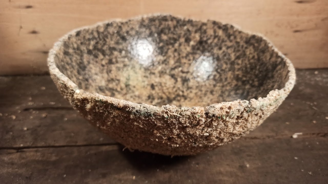 Sawdust Bowl DIY - Ciotola In Segatura Fai Da Te