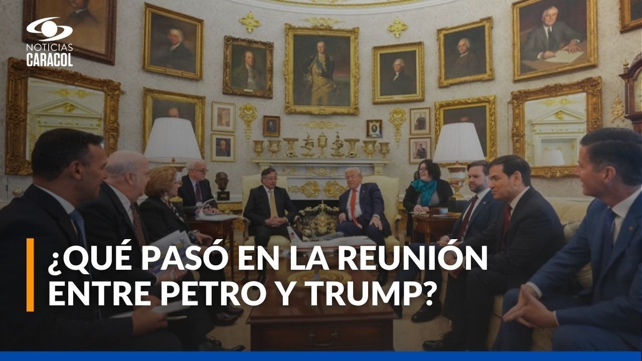 ¿Qué pasó en la reunión entre los presidentes Petro y Trump en Washington?