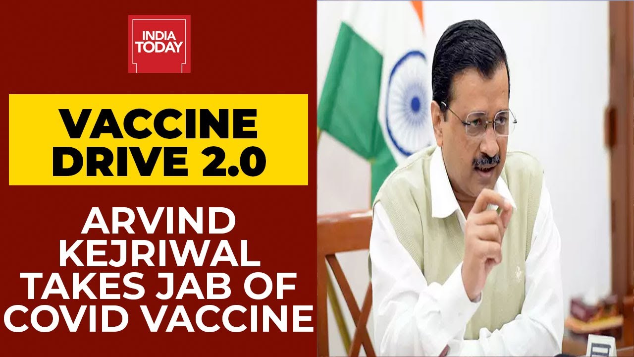 Covid-19 Vaccine Drive 2.0: Delhi CM Arvind Kejriwal Takes First Dose Of Covishield | WATCH