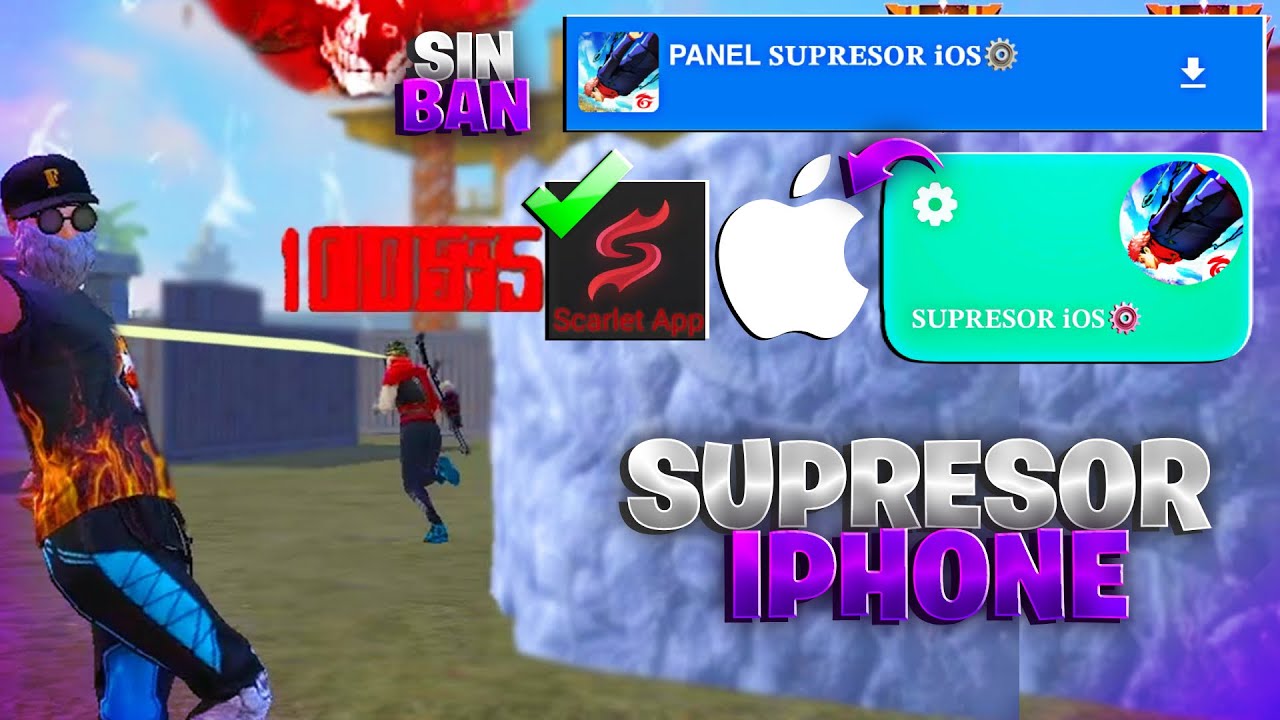 PANEL SUPRESOR PARA iOS / PANEL PARA iPHONE / FREE FIRE 2026✅