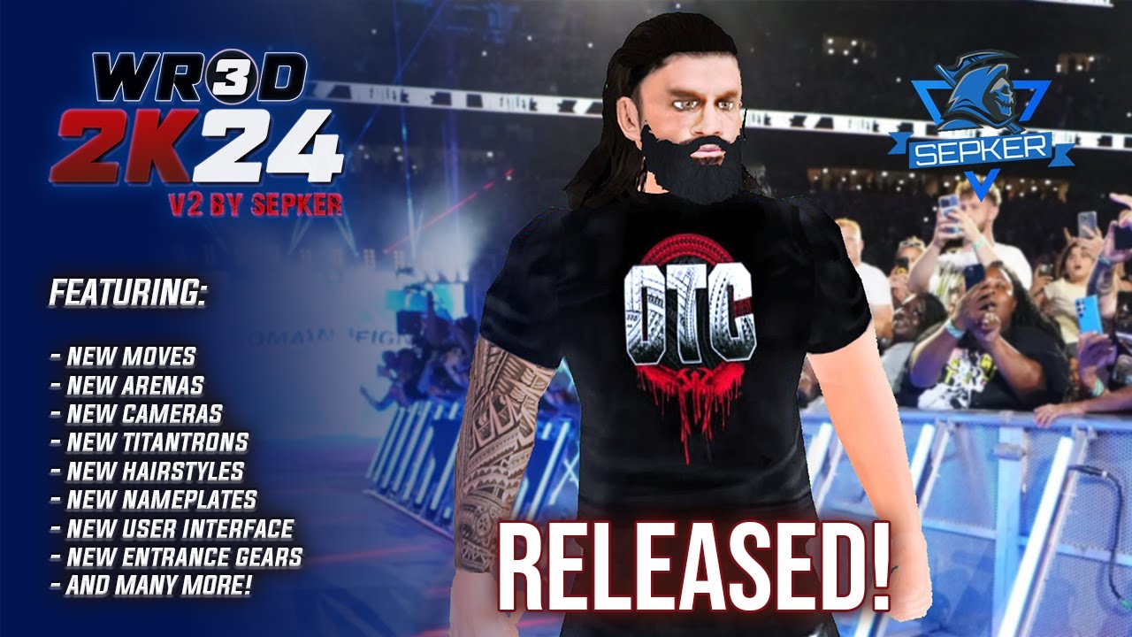 WR3D 2K24 V2 BY SEPKER RELEASED!! | WITH ALL NEW FEATURES