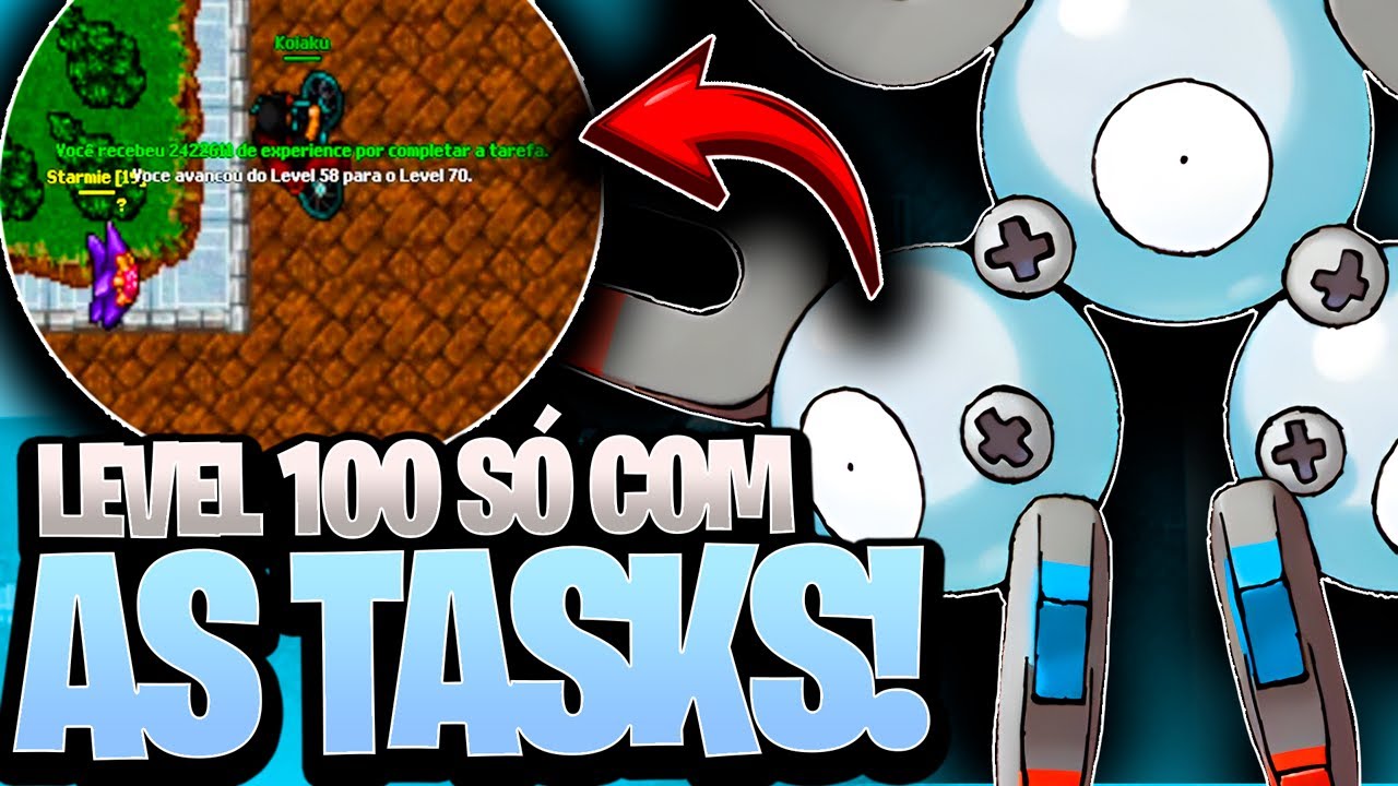 XP INSANO COM TASKS!!😍😍POKETIBIA MOBILE E PC 2025 POKE SPHERE! BASE XY! #poketibiamobile #pokemon
