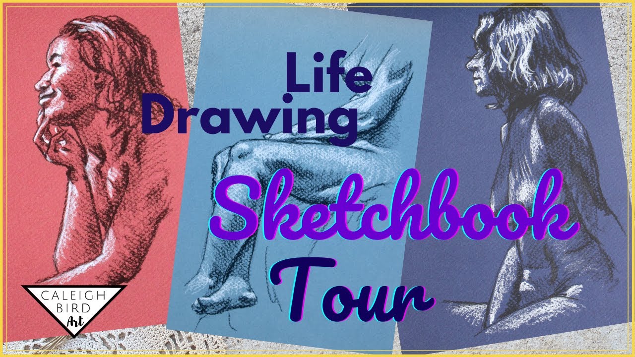 Nude Figure Drawing Sketchbook Tour