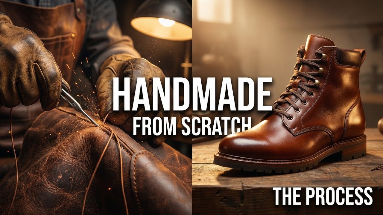 Satisfying Leather Shoe Making Masterpiece: How It's Made