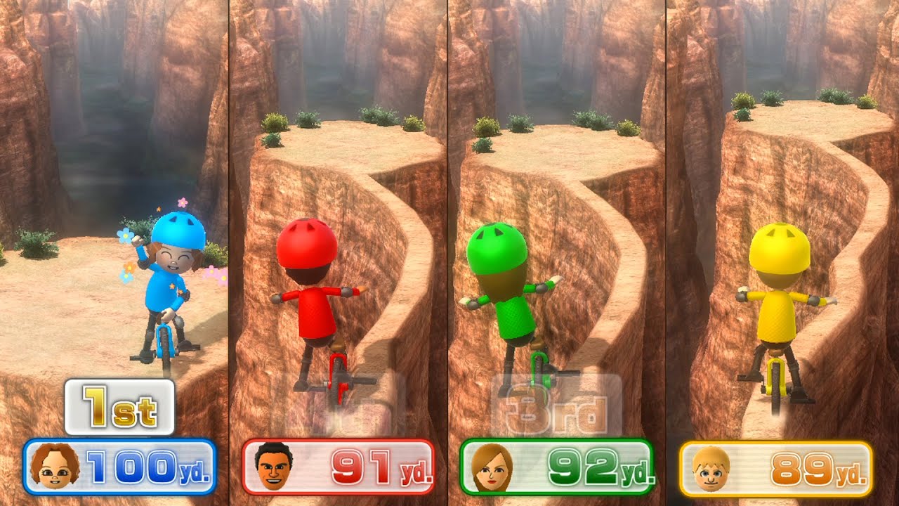 Wii Party U Minigames - Giulia Vs Daisuke Vs Clara Vs Joost (Master Difficulty)