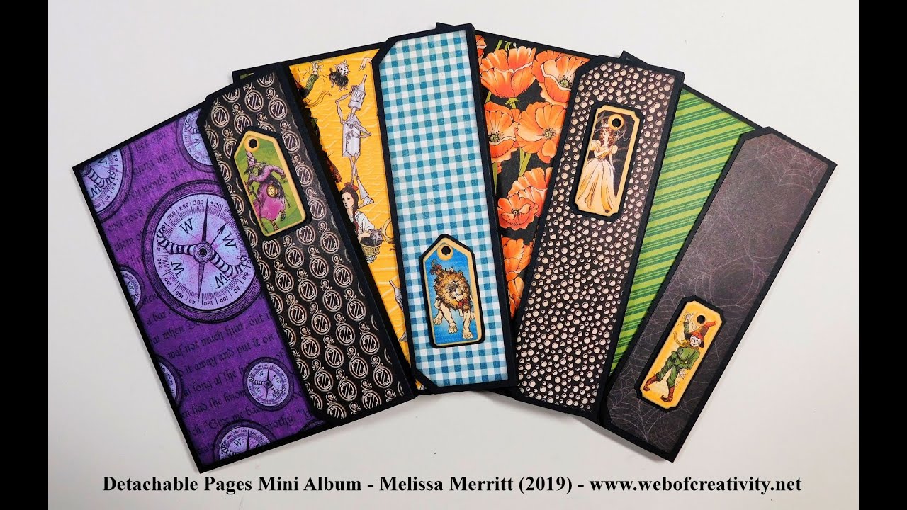 Detachable Pages Mini Album - Decorated/Embellished Album
