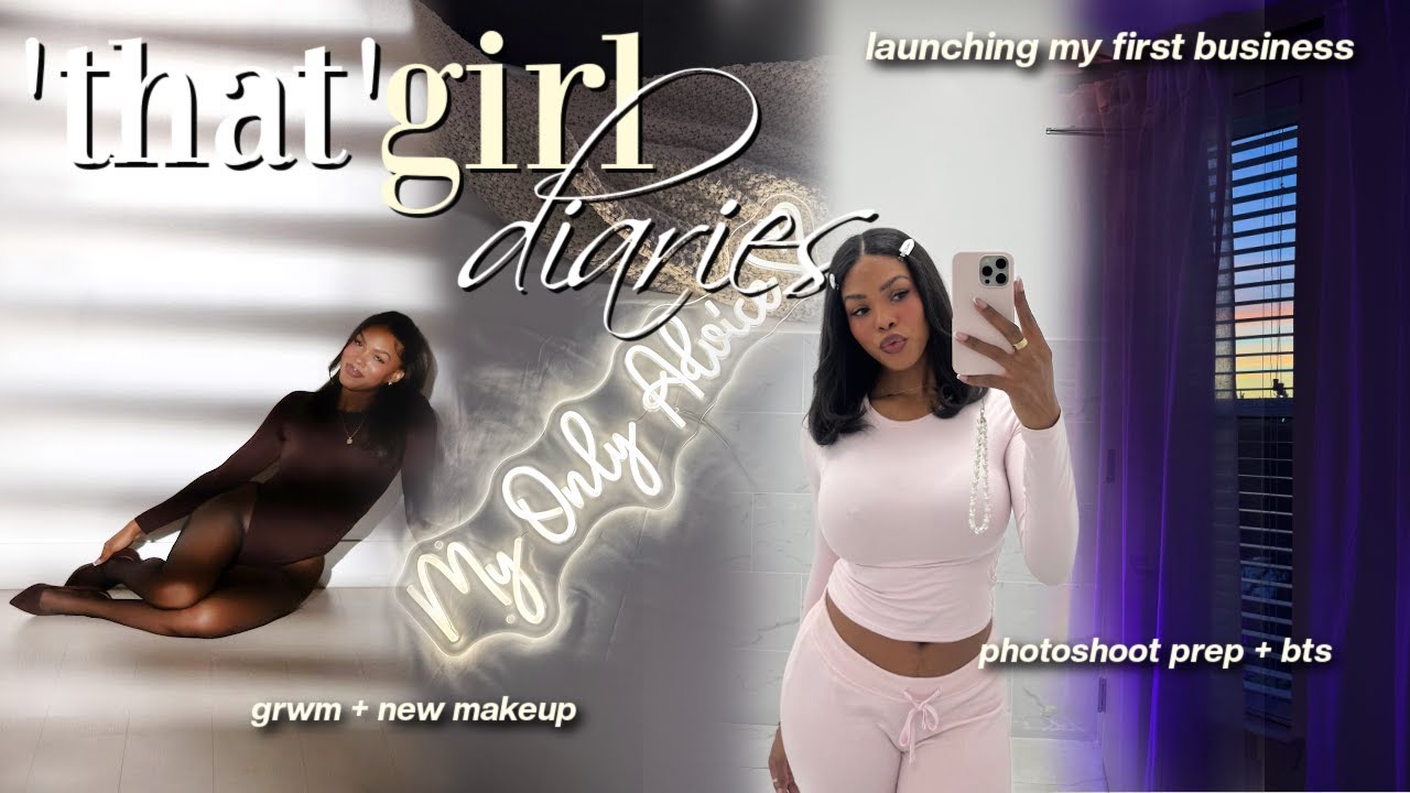 THAT GIRL DIARIES 🎀 | launching my first business +  maintenance days + bts photoshoot + more!