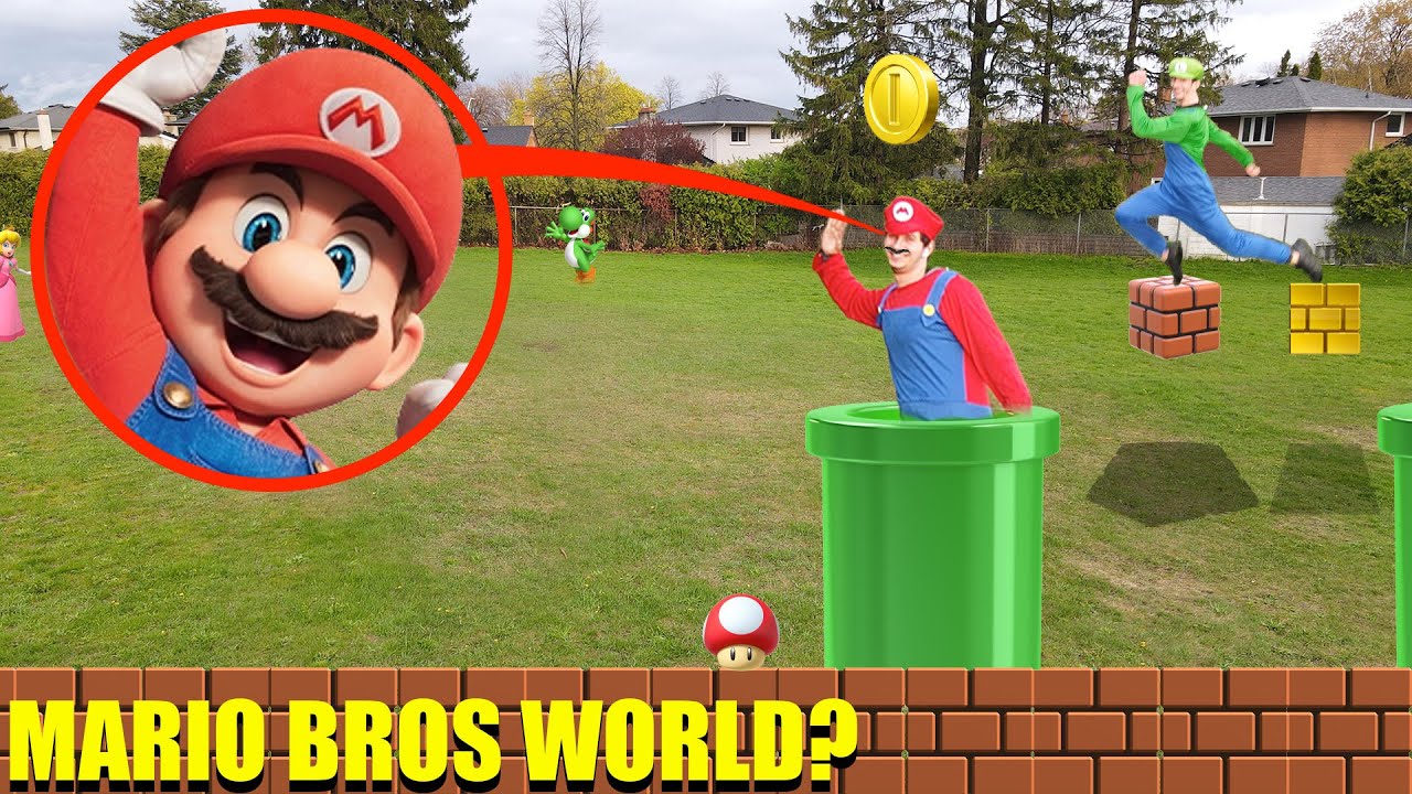 ДРОН ПОПАДАЛ В РЕАЛЬНУЮ ЖИЗНЬ SUPER MARIO BROS (ОНИ ПОЙМАЛИ МЕНЯ)