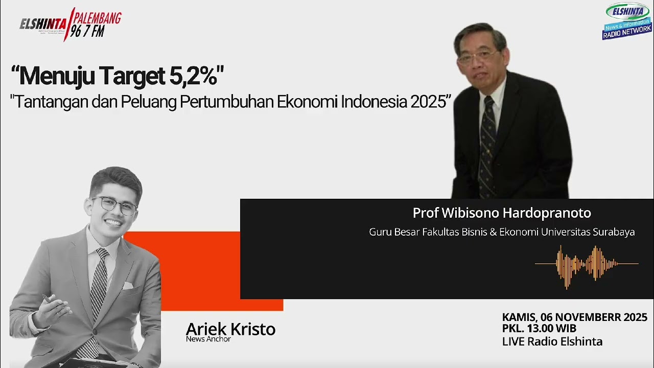 Menuju Target 5,2 %, Tantangan dan peluang pertumbuhan Ekonomi Indonesia 2025