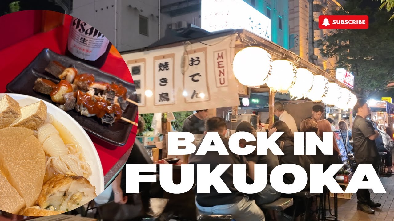 FINALLY, YATAI EXPERIENCE IN FUKUOKA || HAKATA EXCEL HOTEL ROOM TOUR