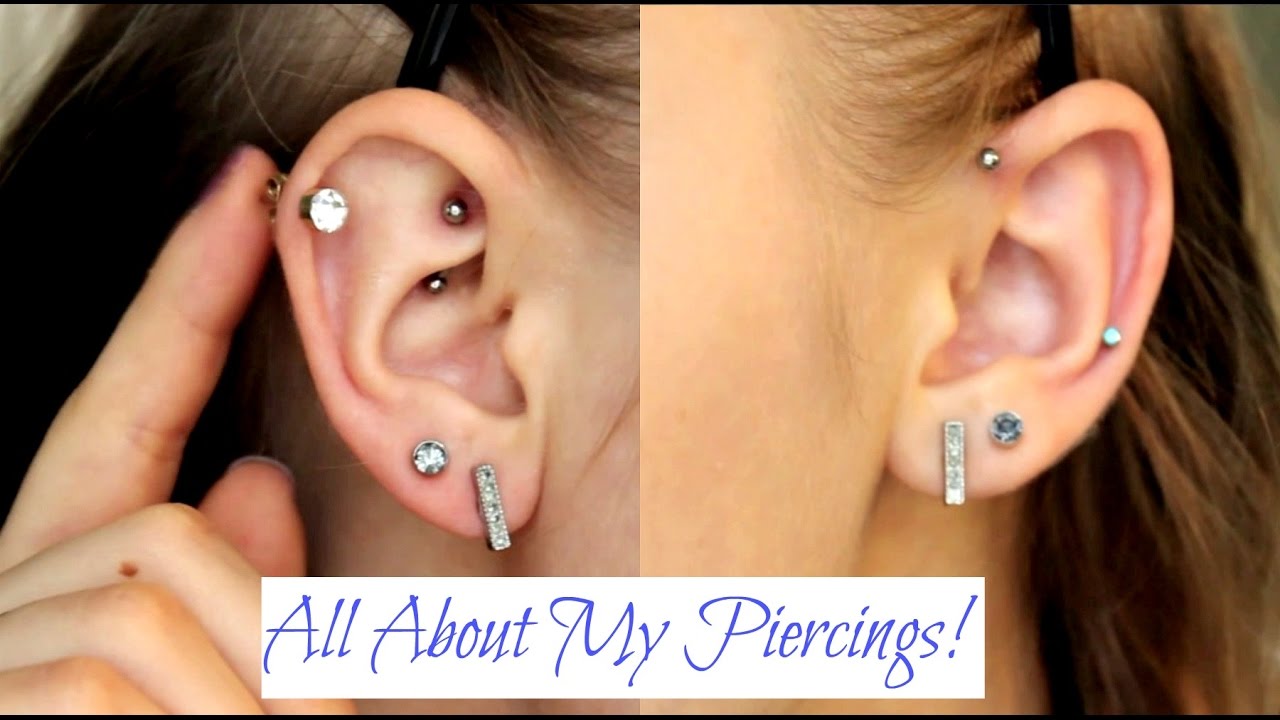 ALL ABOUT MY PIERCINGS 2016!
