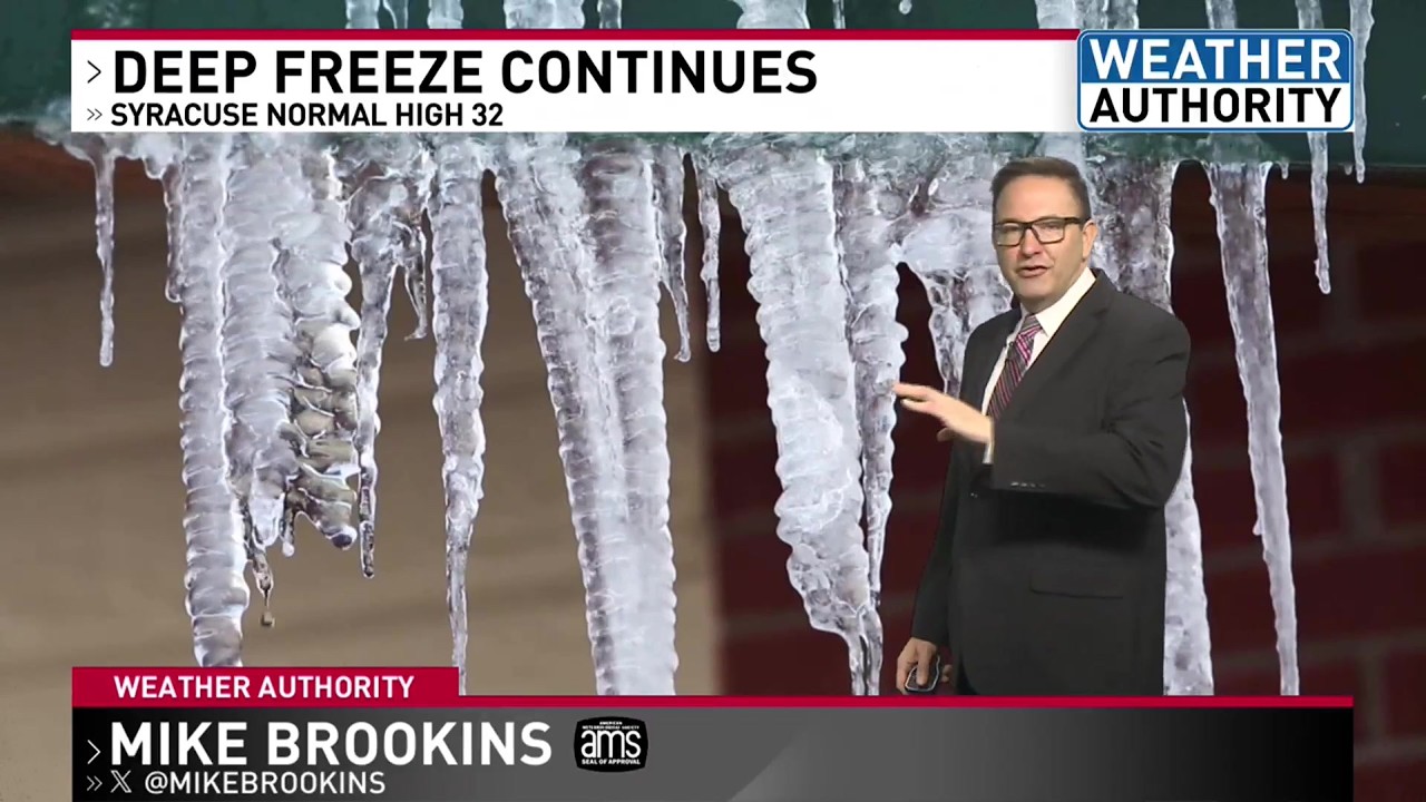 Meteorologist Mike Brookins Tuesday AM 2/3/2026 7day forecast with a new snow threat returning