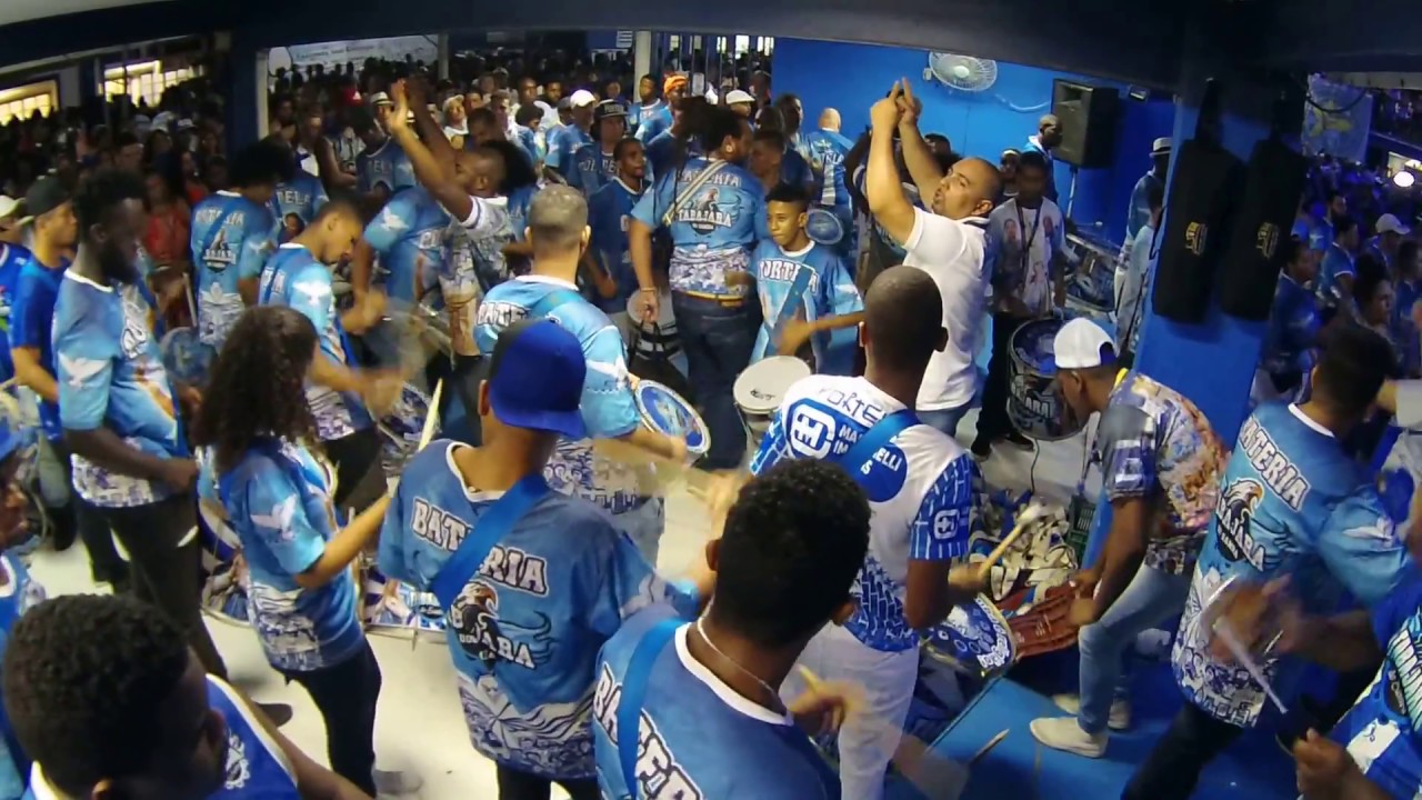 Portela 2018 - Ensaio show na quadra - Show da bateria