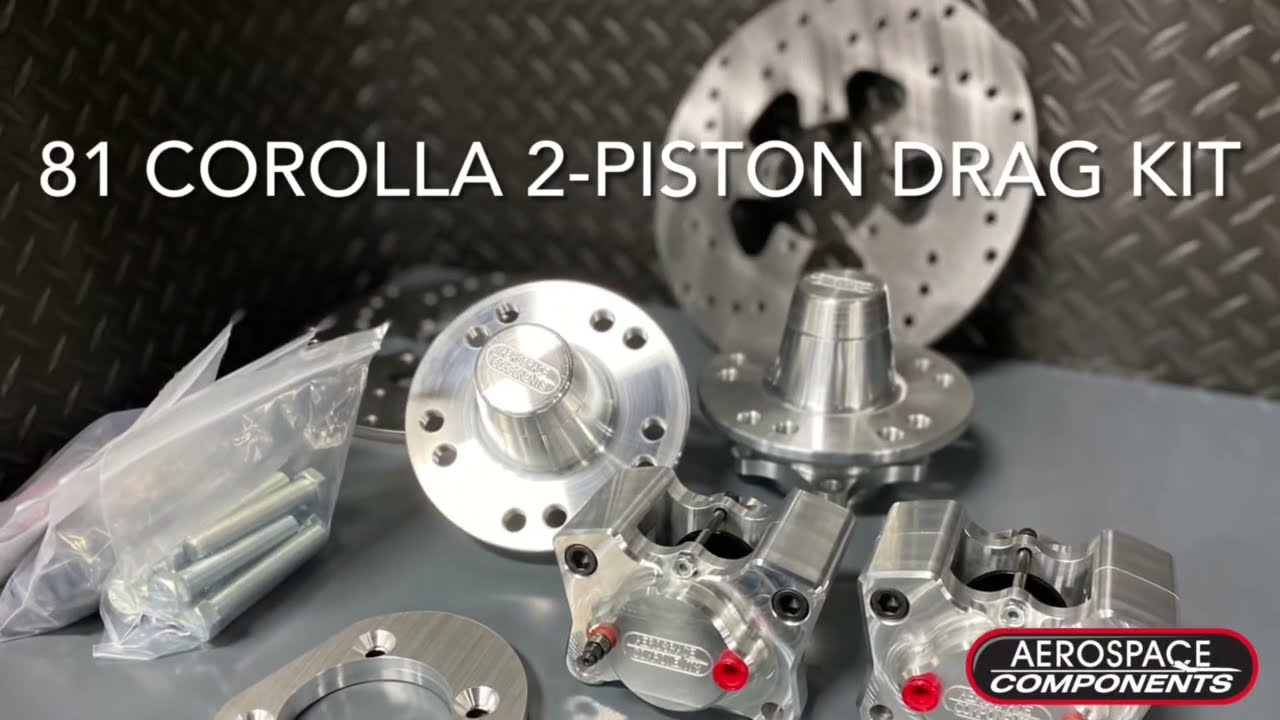 Corolla front brake systems by Aerospace Components