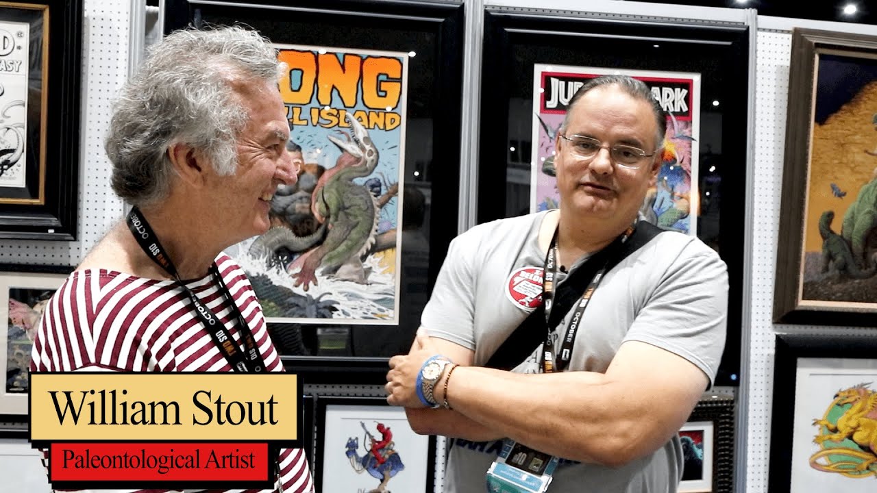 Anthony's Interview with paleontological artist William Stout at San Diego Comic Con 2019!