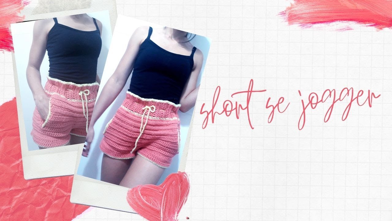 Short de crochê para iniciante