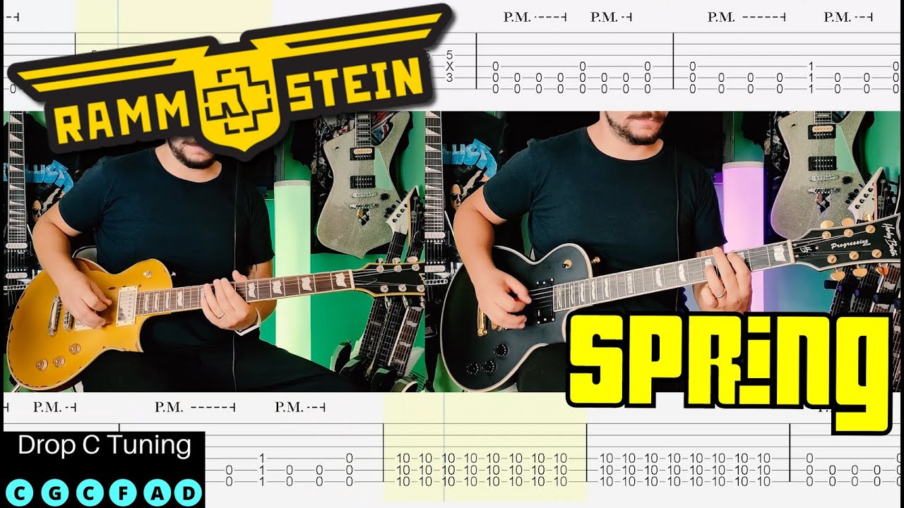Rammstein - Spring |Guitar Cover| |Tab|