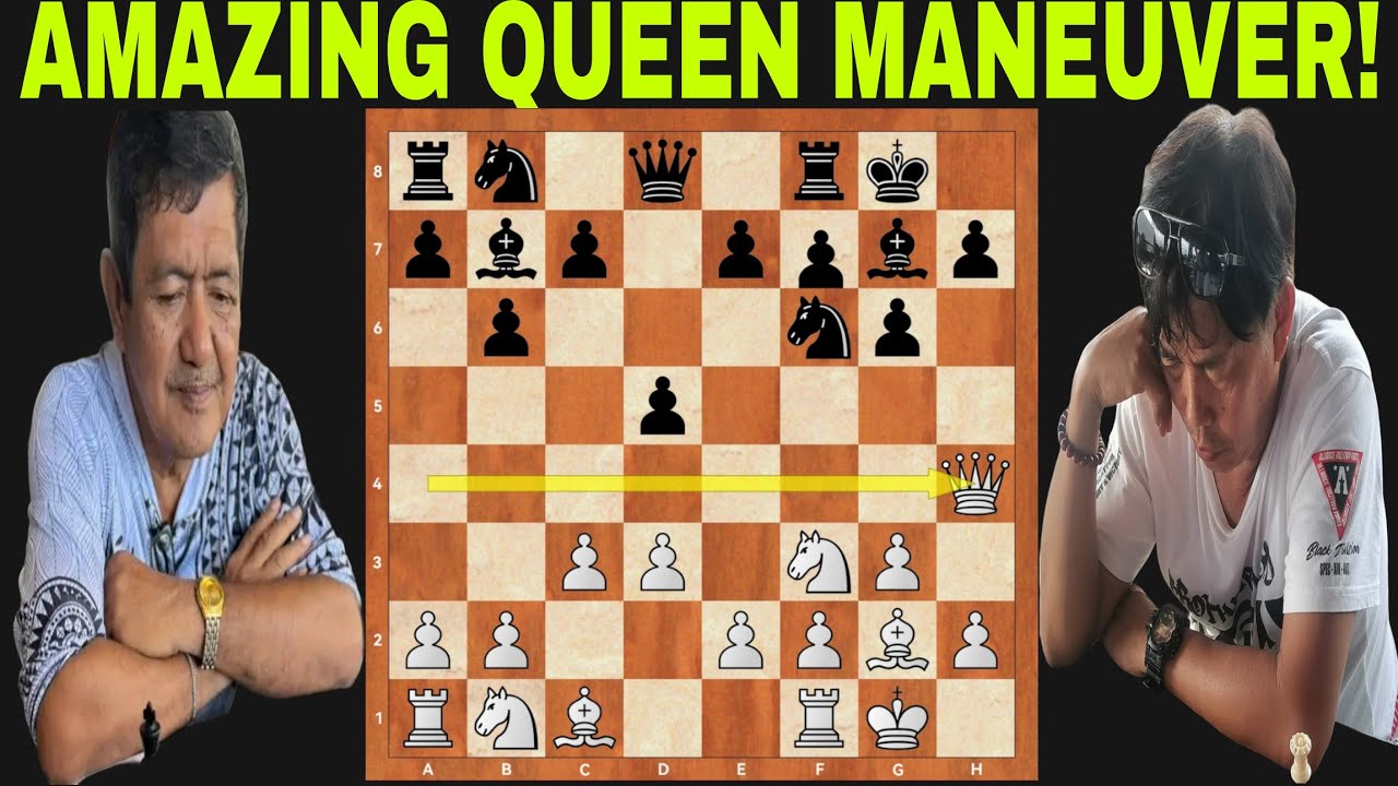 The Queen Maneuver that Leads to an Attack! | Paciano Gulle Versus Lou Ayuma | Round 4