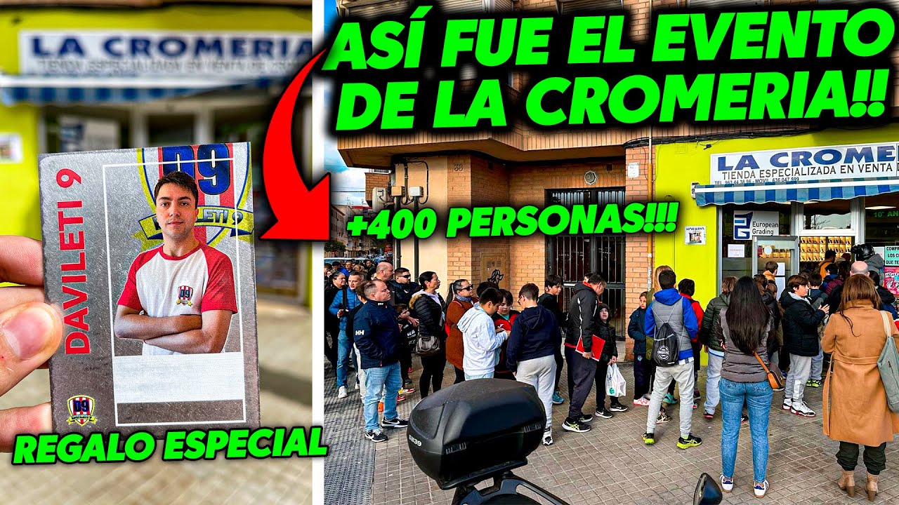REGALAMOS UN CROMO MUY ESPECIAL EN EL EVENTAZO DE LA CROMERIA