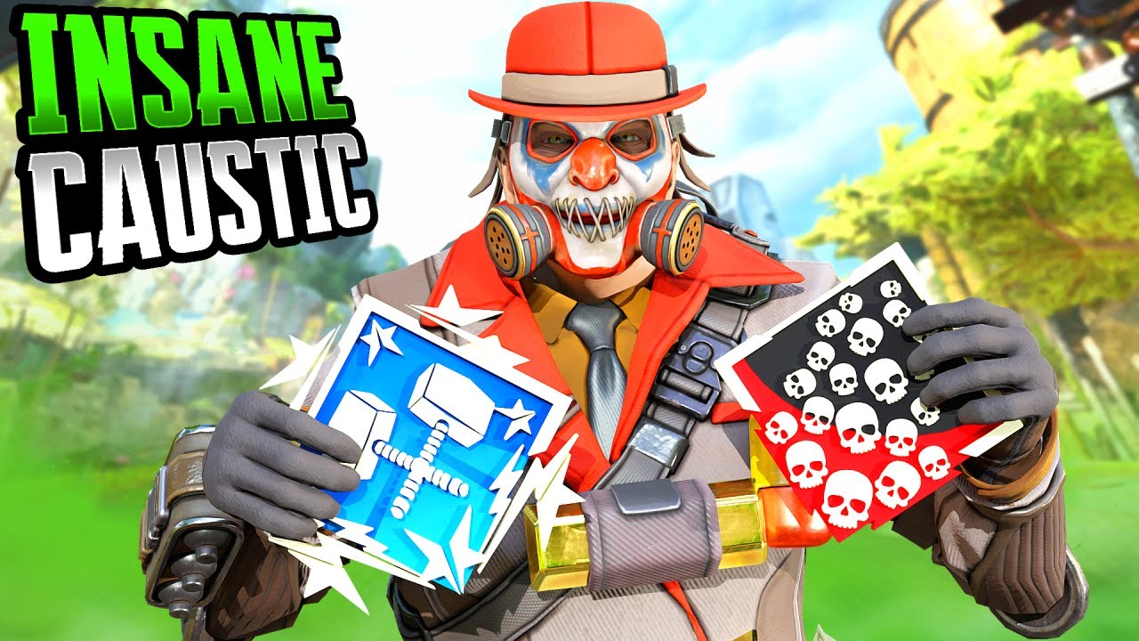 INSANE CAUSTIC 24 KILLS & 6900 DAMAGE (Apex Legends Gameplay)