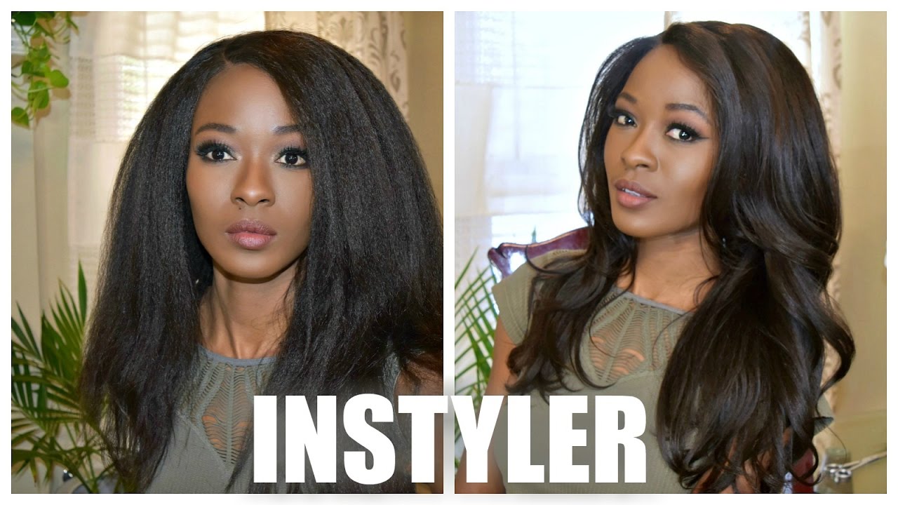 Демонстрация InStyler MAX — выпрямление и завивка волос