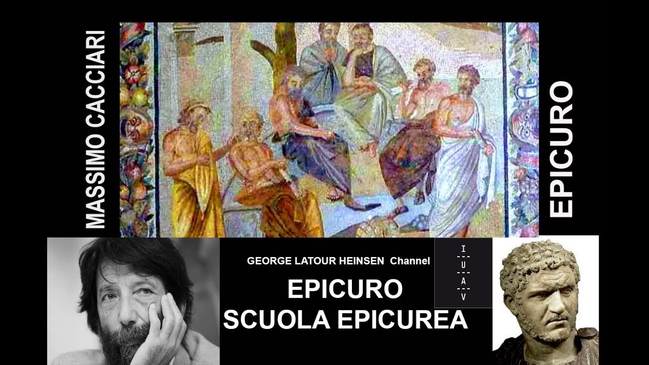 MASSIMO CACCIARI   EPICURO e LA SCUOLA EPICUREA