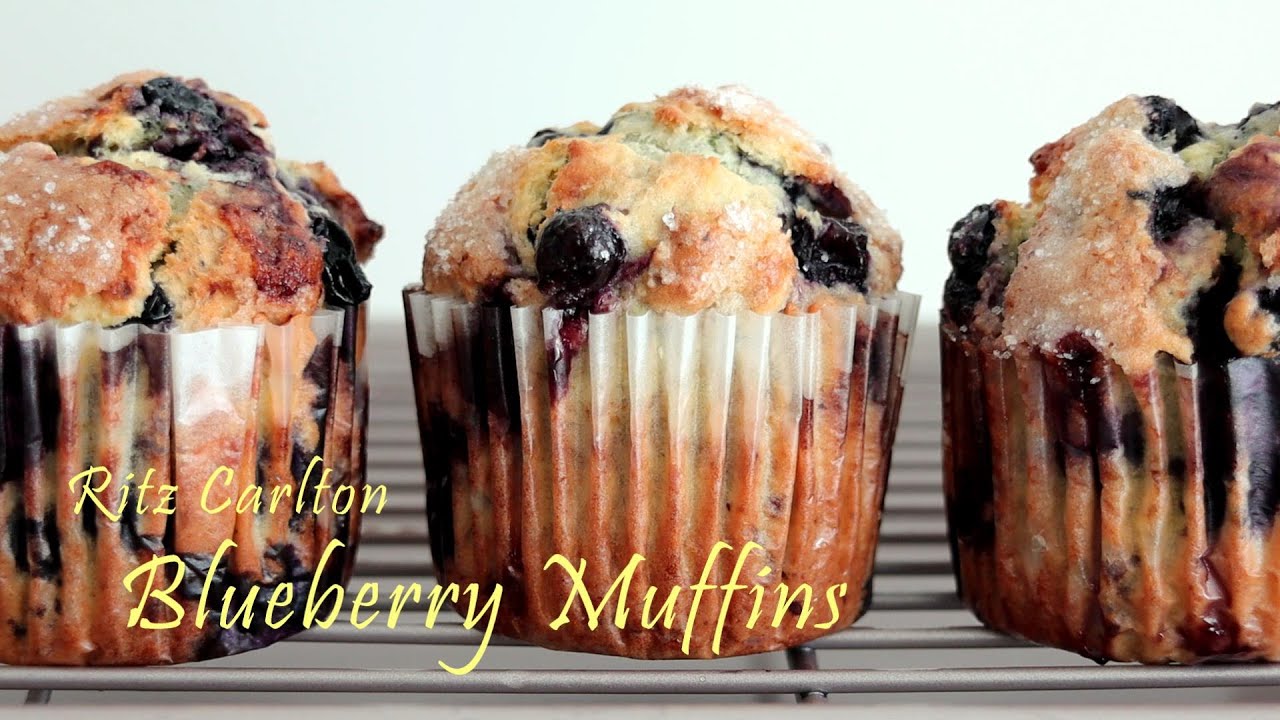 Быстрые и легкие муффины Blueberry от Ritz Carlton