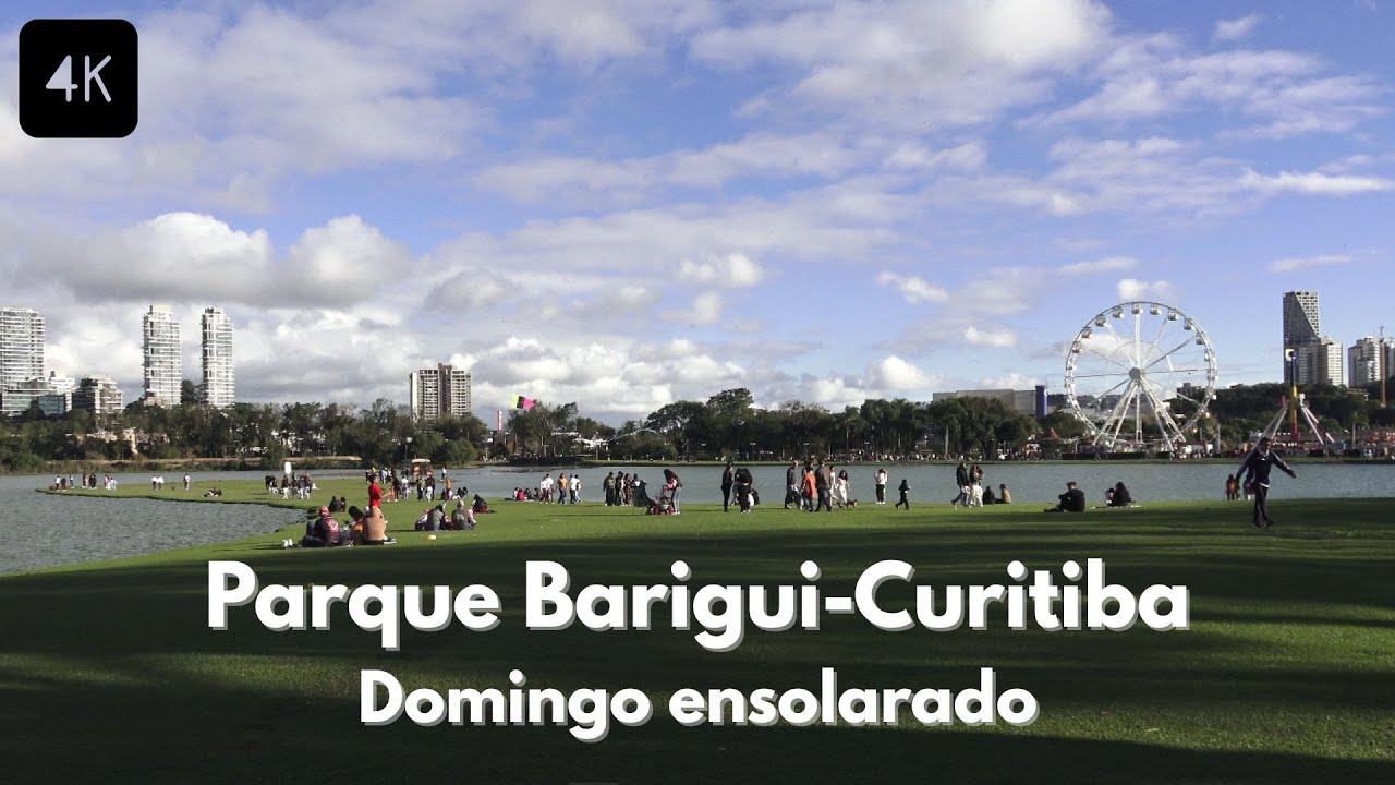 Parque Barigui - Curitiba. Domingo no Parque. Paraná em 4K