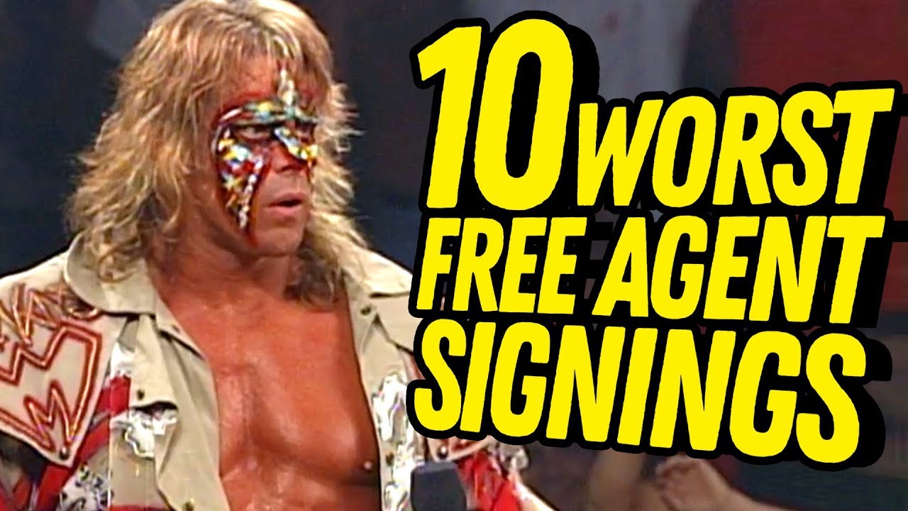 10 WORST PRO WRESTLING FREE AGENT SIGNINGS! Going In Raw Countout Pro Wrestling Podcast!