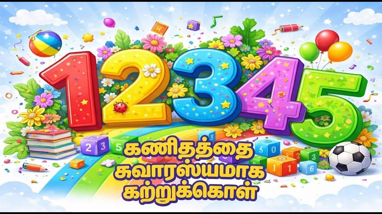 Learn Math with Fun in Tamil 🧮 | Kids Math Video