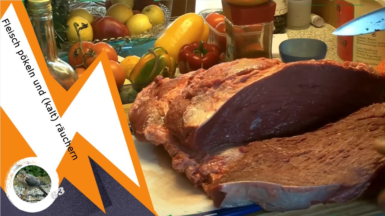 Fleisch pökeln und (kalt) räuchern