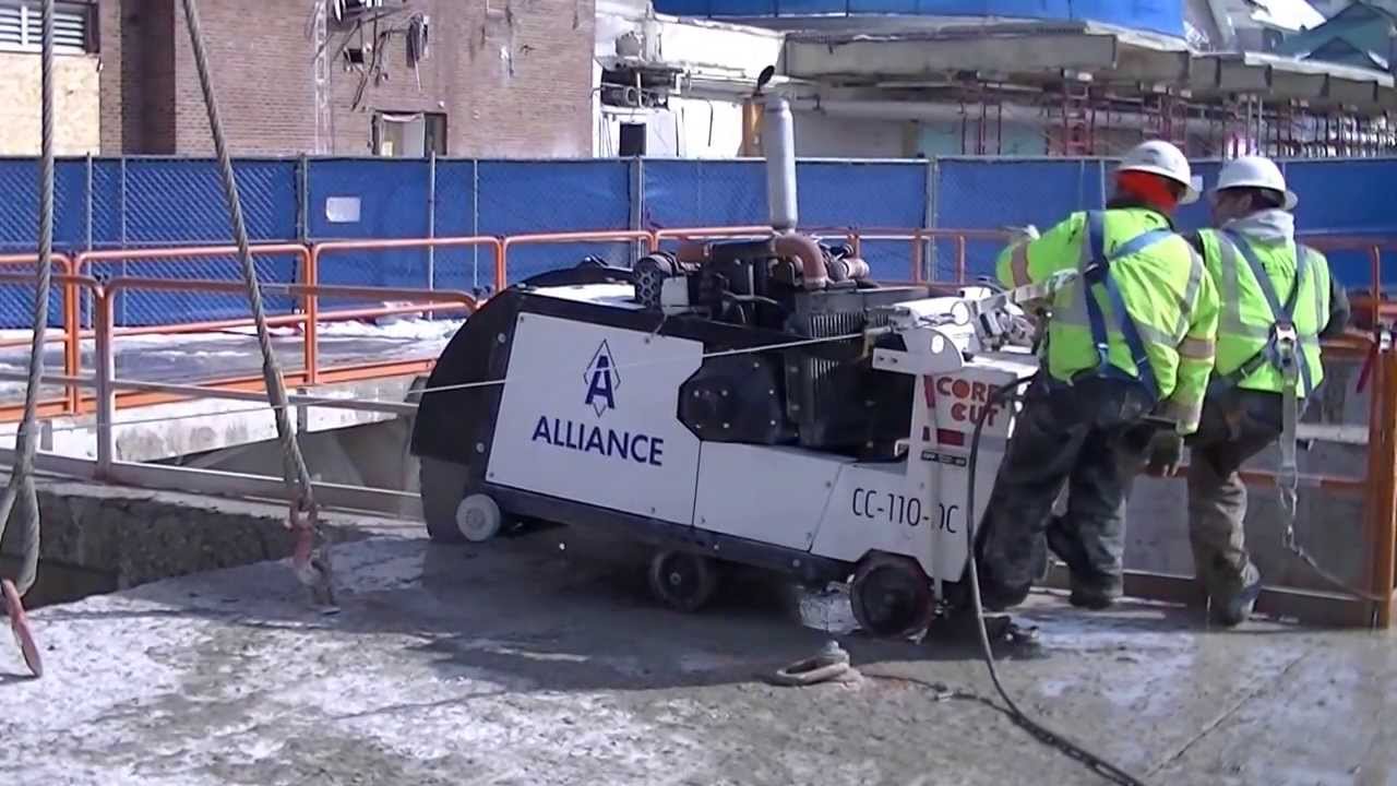 Navy Pier Concrete Sawing
