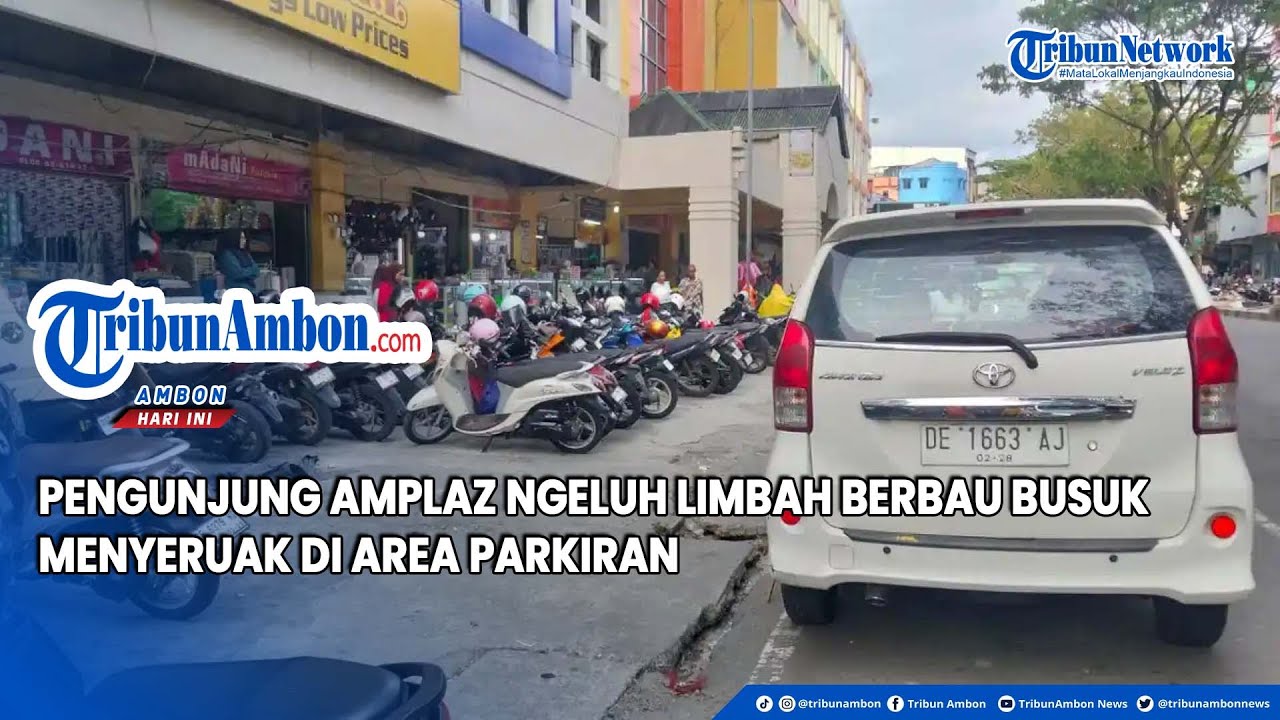 Pengunjung Amplaz Ngeluh Limbah Berbau Busuk Menyeruak di Area Parkiran